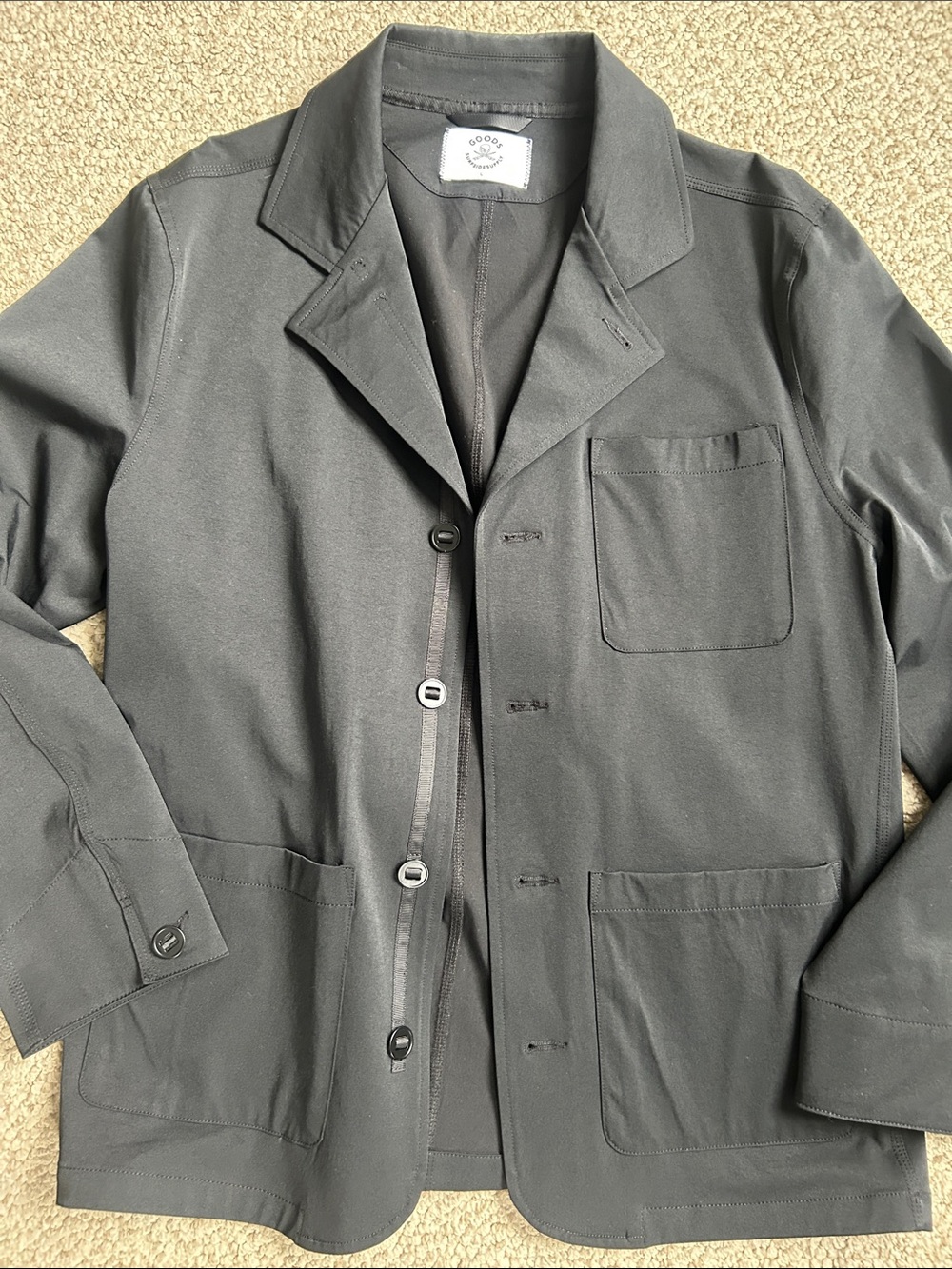 Surfside Supply Black Lightweight Shirt Jacket